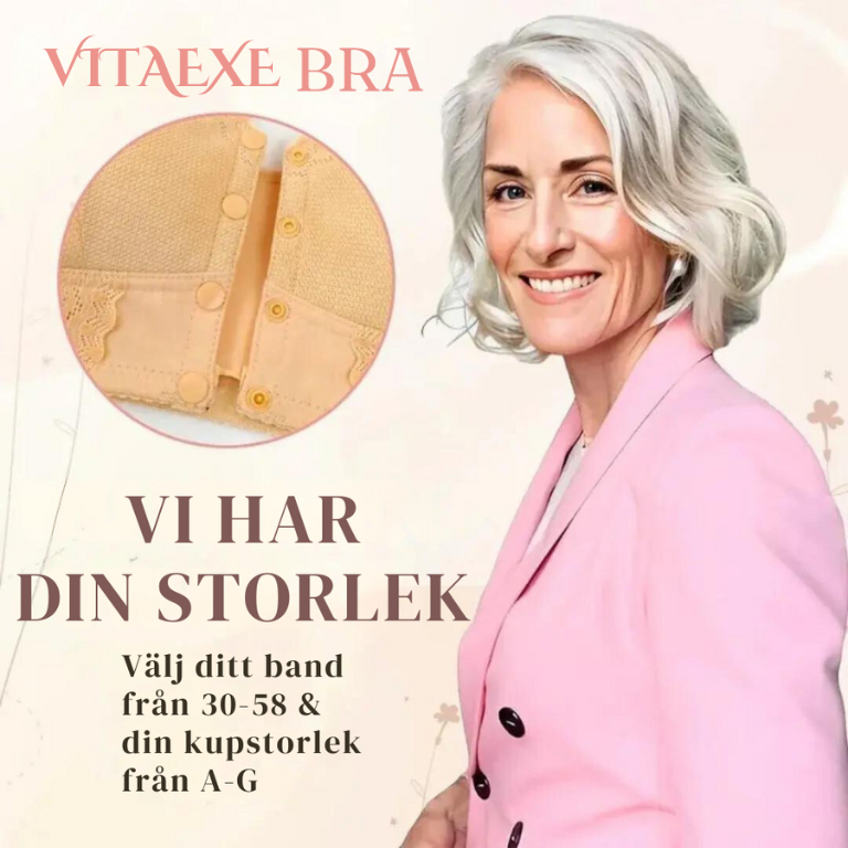 Vitaexe Bra l Ultieme ondersteunende beha voor senioren en iedereen